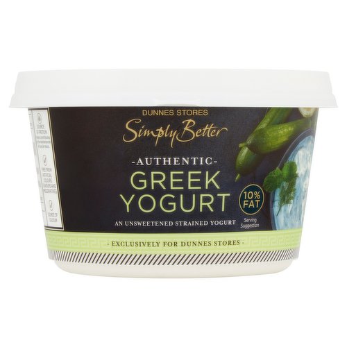 Dunnes Stores Simply Better Authentic Greek Yogurt 450g