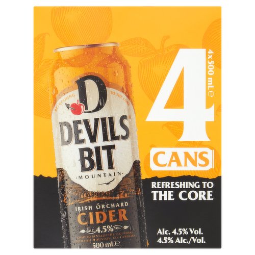 Devils Bit Mountain Irish Orchard Cider 4 x 500ml