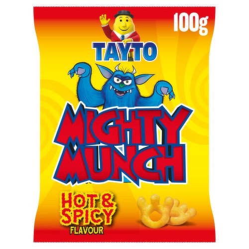 Tayto Mighty Munch Hot & Spicy Flavour 100g