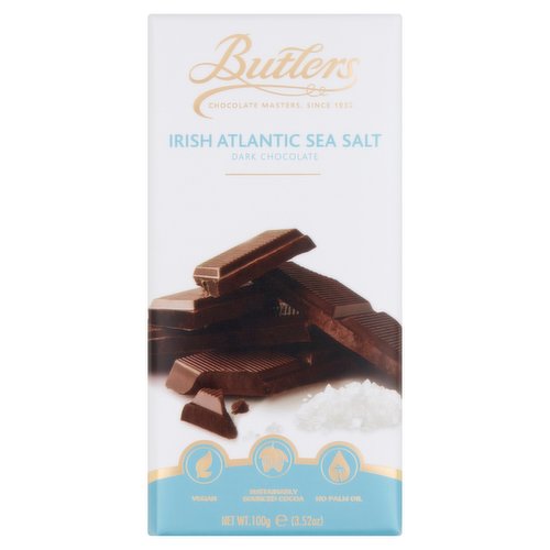 Butlers Irish Atlantic Sea Salt Dark Chocolate 100g