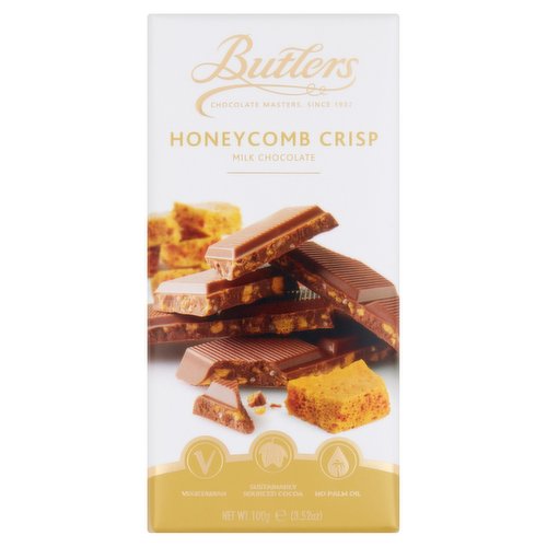 Butlers Honeycomb Crisp Milk Chocolate 100g