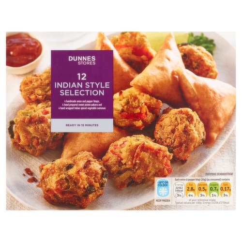 Dunnes Stores 12 Indian Style Selection 240g