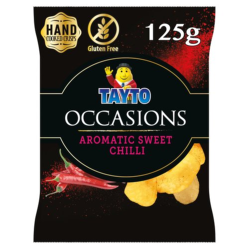 Tayto Occasions Aromatic Sweet Chilli Flavour Potato Crisps 125g