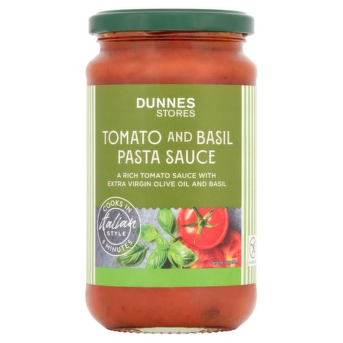 Dunnes Stores Tomato and Basil Pasta Sauce 460g