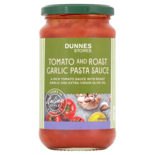 Dunnes Stores Tomato and Roast Garlic Pasta Sauce 460g