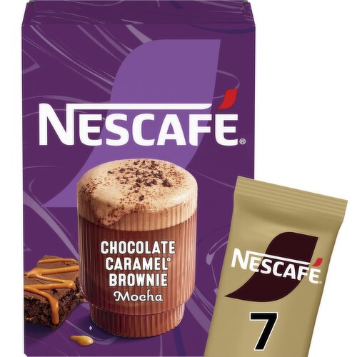 Nescafe Chocolate Caramel Brownie Mocha 7 x 21.4g Sachets