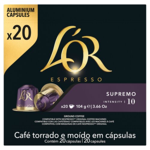Café capsule Starbucks house blend intensity 8 compatible Nespresso x18 -  103g