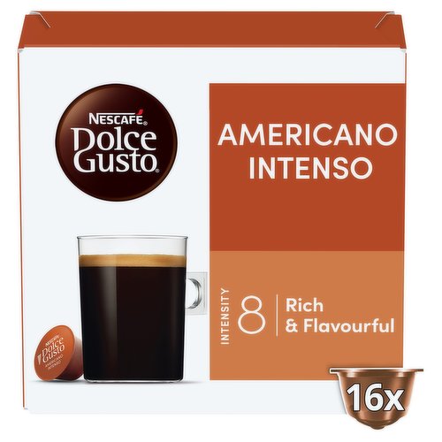 Nescafe Dolce Gusto Americano intenso coffee pods X16