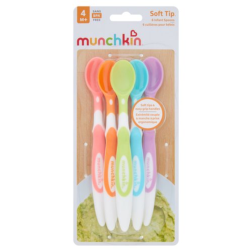 Munchkin Soft Tip Infant Spoon Set, 12 Pack