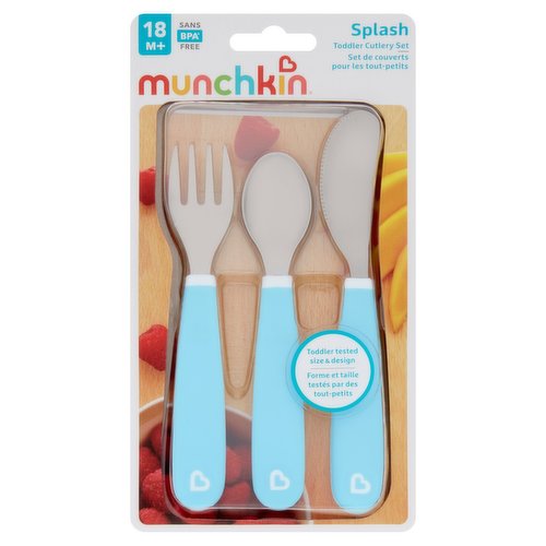 Munchkin Splash Toddler Cutlery Set 18m+