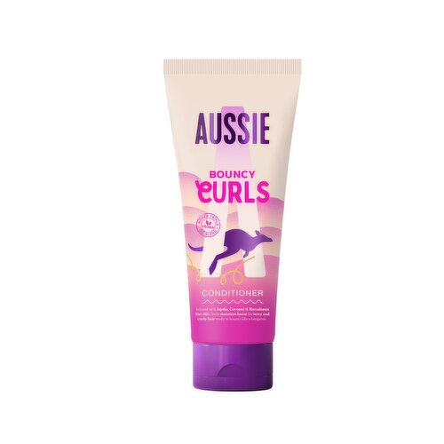 Aussie Bouncy Curls Hydrating Conditioner | For Dry Wavy & Curly Hair | Vegan