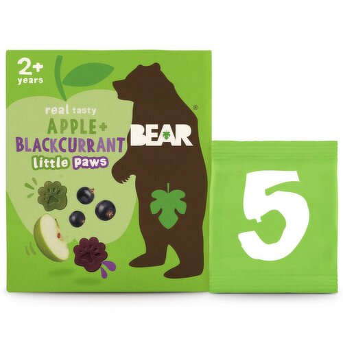 Bear Apple + Blackcurrant Little Paws 5 x 20g