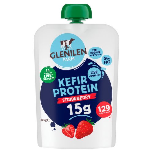 Glenilen Farm Kefir Protein Strawberry 160g