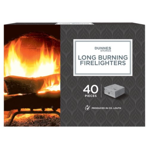 Dunnes Stores Long Burning Firelighters 40 Pieces