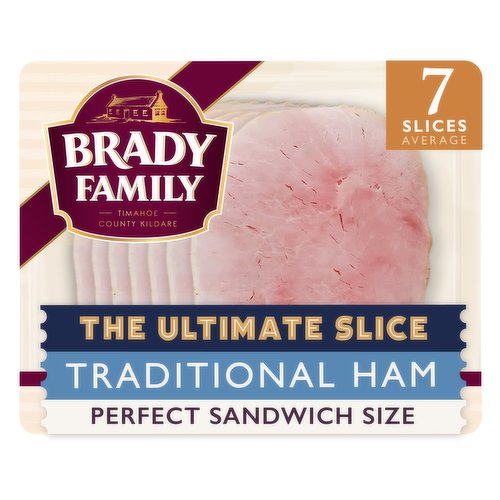 Brady Family The Ultimate Slice Traditional Real Irish Ham 150g