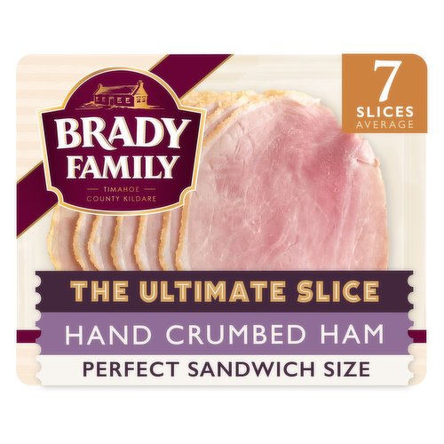 Brady Family The Ultimate Slice Hand Crumbed Real Irish Ham 150g