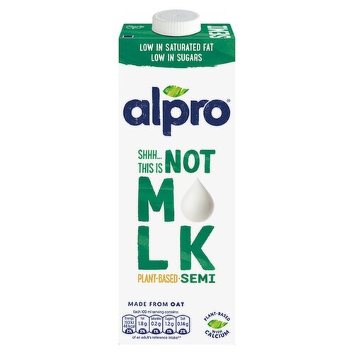 Alpro Plant-Based Semi Milk 1L