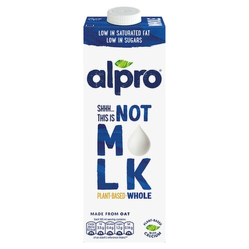 Alpro Plant-Based Whole Milk 1L