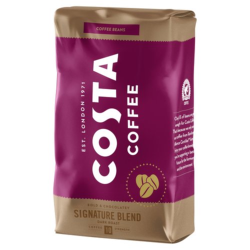 Costa Signature Blend Dark Roast Coffee Beans 1kg