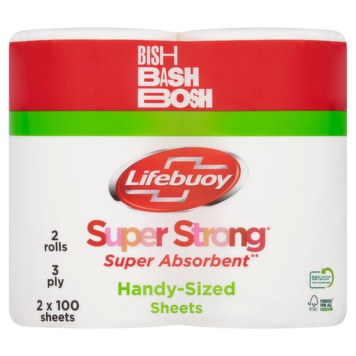 Lifebuoy Handy-Sized Sheets 2 Rolls