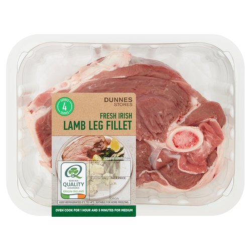 Dunnes Stores Fresh Irish Lamb Leg Fillet 1.1kg