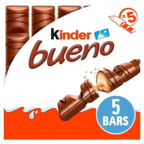 Kinder Bueno Mini Chocolate Bars With Milk Hazelnut Cream - 18 count - 3  PACK