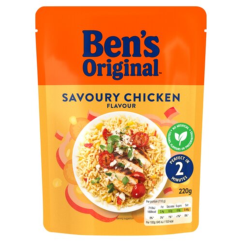 Bens Original Savoury Chicken Microwave Rice 220g