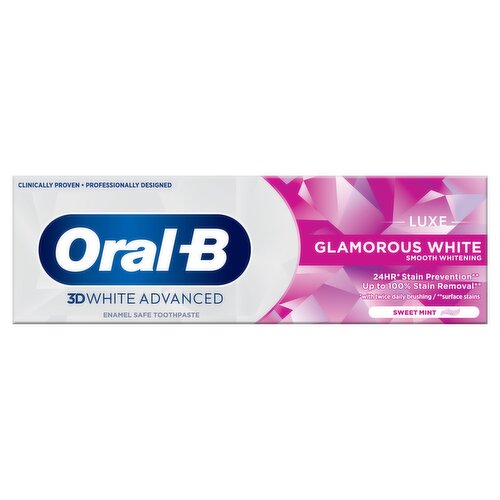 Oral-B Glamorous White Toothpaste 75ml