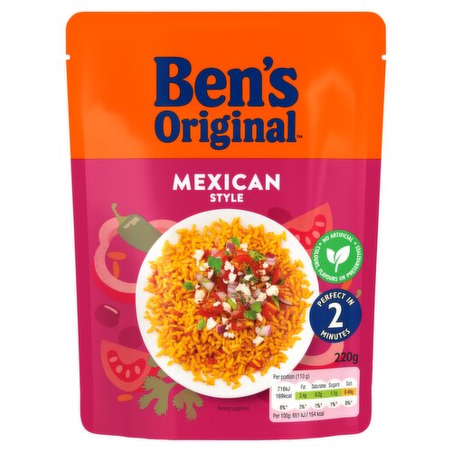 Ben's Original Basmati Microwave Rice 220g - Tesco Groceries