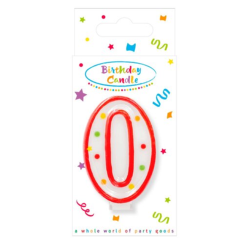 DOTS Number Candle 0