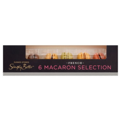 Dunnes Stores Simply Better 6 French Macarons Selection 72g