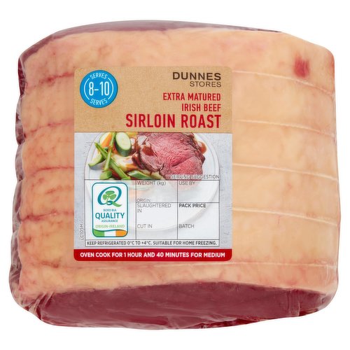 Dunnes Stores Extra Matured Irish Beef Sirloin Roast 1.6kg