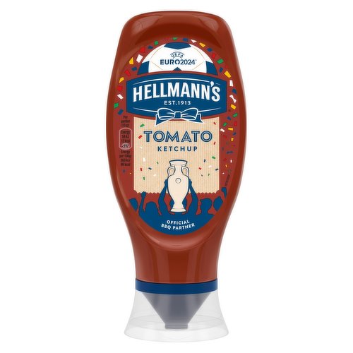 Hellmann's UEFA EURO 2024 Limited Edition Condiment Squeeze Bottle Tomato Ketchup 430 ml 