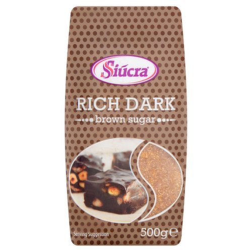 Siúcra Rich Dark Brown Sugar 500g