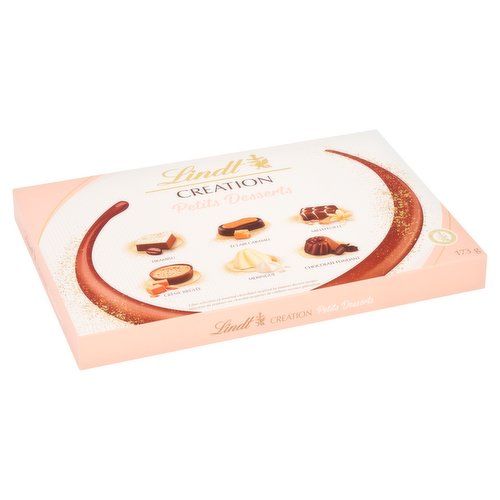 Boîte de chocolats Assortiment Petits Création Dessert Lindt, 173g