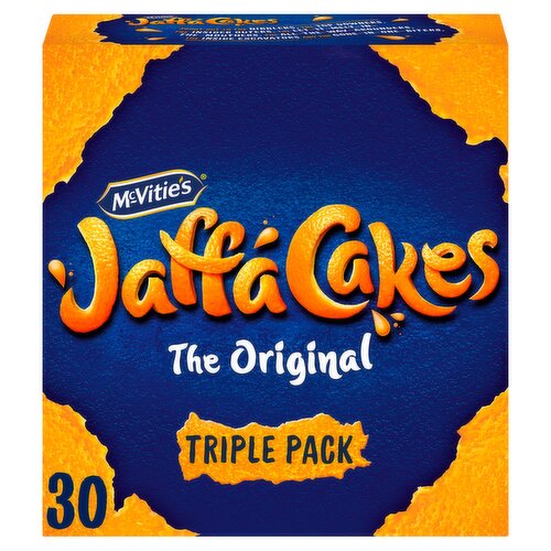 McVitie's Jaffa Cakes Original Biscuits Triple Pack 3 x 10 Cakes, 330g