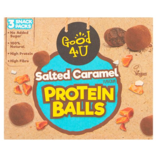 Good4U Salted Caramel Flavour Protein Balls 3 x 40g