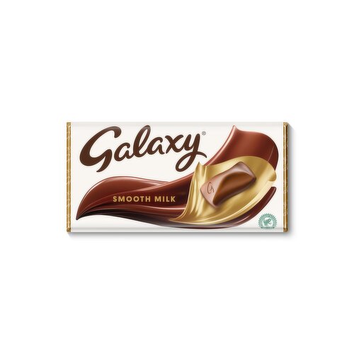 Galaxy Smooth Milk Chocolate Block Bar Vegetarian 100g