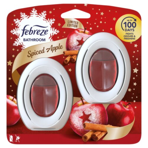 Febreze Bathroom Continuous Air Freshener Spiced Apple 2 Counts