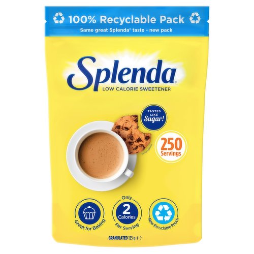 Splenda Low Calorie Sweetener Granulated 125g