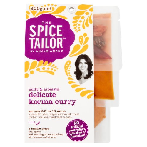 The Spice Tailor Delicate Korma Indian Curry Sauce Kit 300g