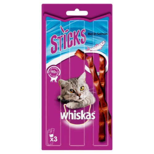 Whiskas 3 Sticks Rich in Salmon 18g