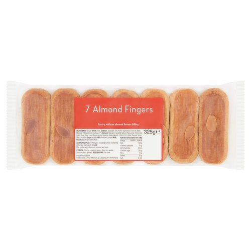 7 Almond Fingers 325g