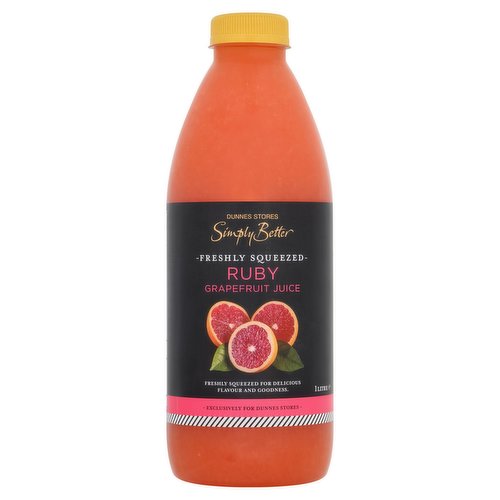 Dunnes Stores Simply Better Freshly Squeezed Ruby Grapefruit Juice 1 Litre