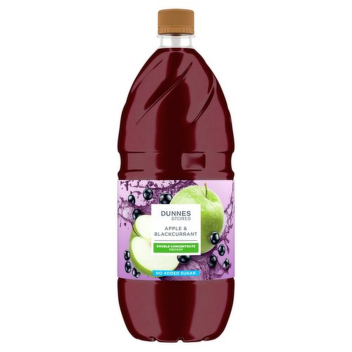 Dunnes Stores Apple & Blackcurrant Double Concentrate Squash 1.5L