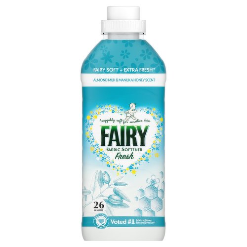 Fairy Fresh Fabric Conditioner 26 Washes, 858ml