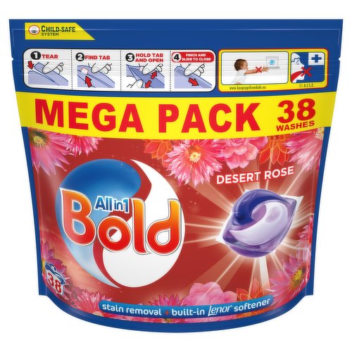 Bold All-in-1 PODS® Washing Capsules X38