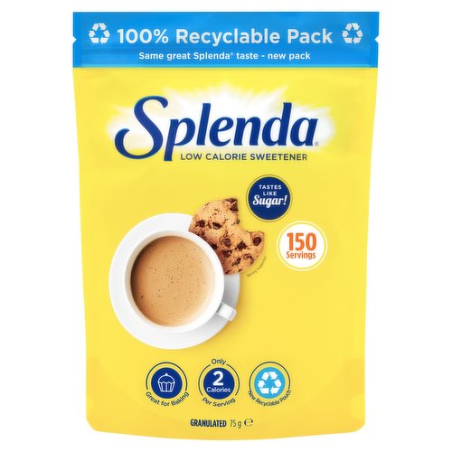 Splenda Granulated Low Calorie Sweetener 75g