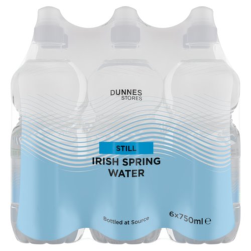 Dunnes Stores Still Irish Spring Water 6 x 750ml