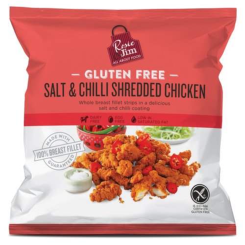 Rosie & Jim Gluten Free Salt & Chilli Shredded Chicken 380g